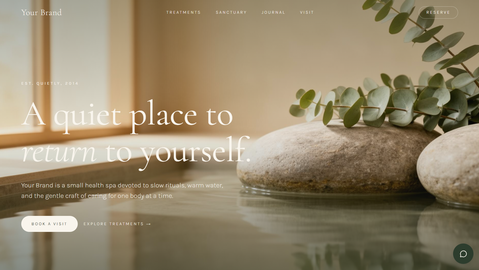 Spa & Wellness website design by Sas Orgo